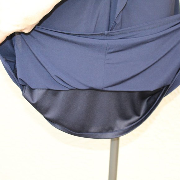 Chico's Blue Ruffle Front Dress - Picture 6 of 6
